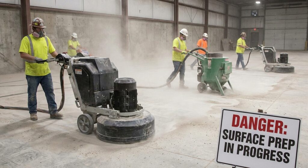 concrete surface preparation