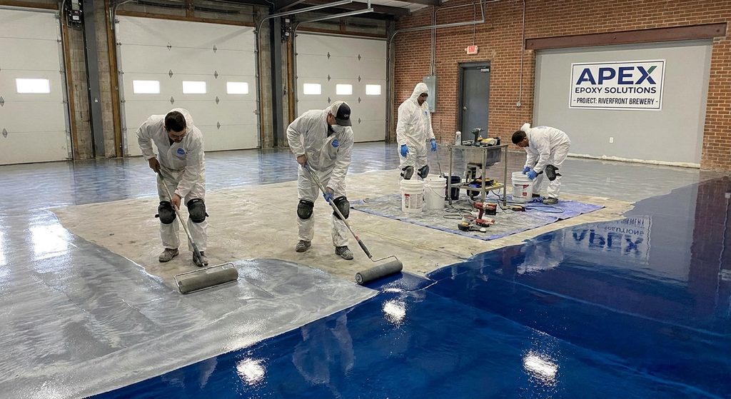 epoxy flooring project