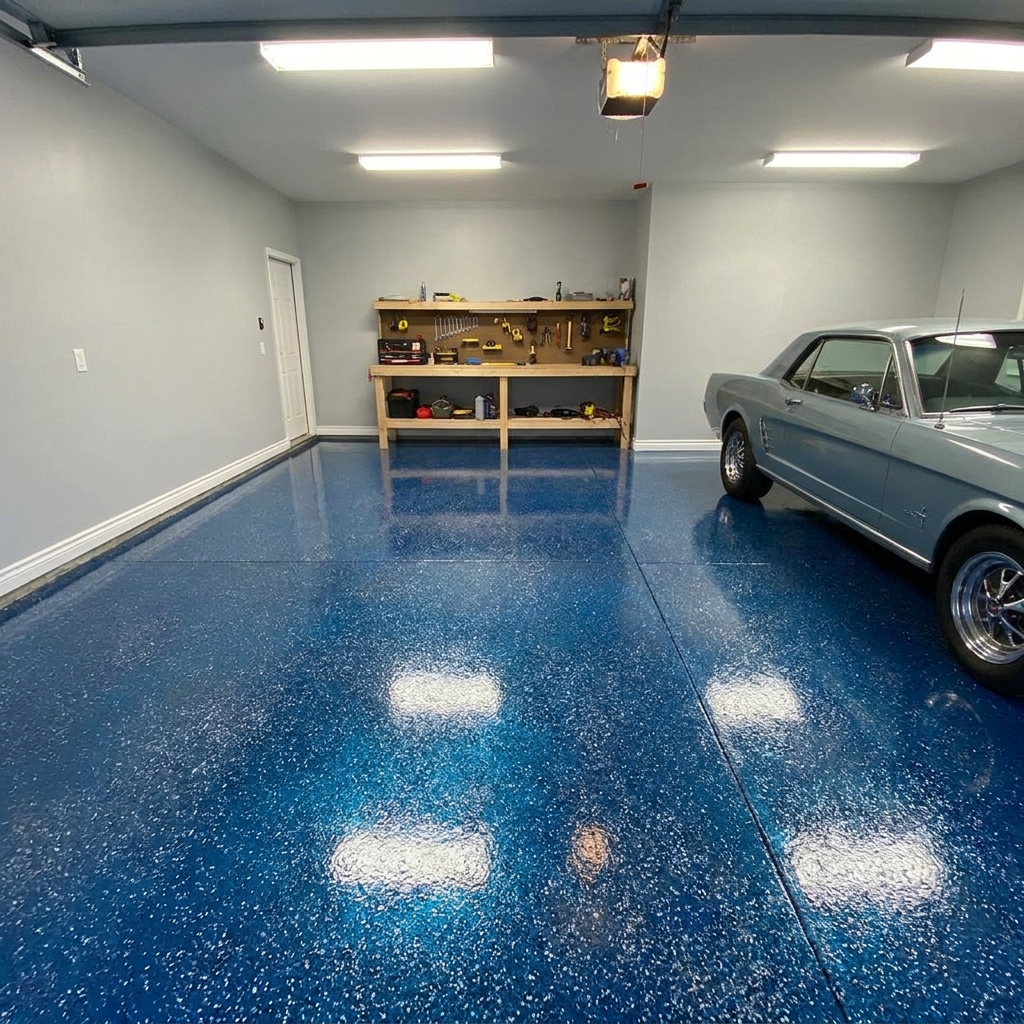 more epoxy flooring project